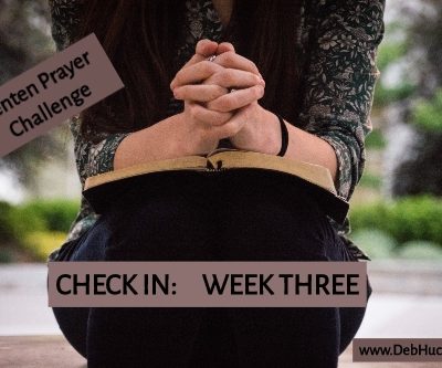 CHECK IN: Week Three (11,12,13,14,15,16)